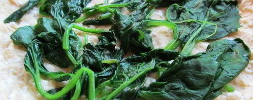 Шаг 5: тарта взлетная полоса со шпинатом, курицей и грибами