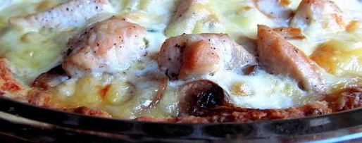 Шаг 6: тарта взлетная полоса со шпинатом, курицей и грибами