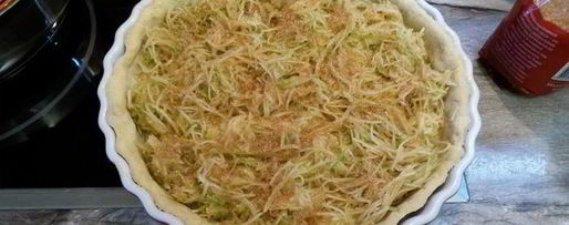 Шаг 2: творожно-яблочного тарт