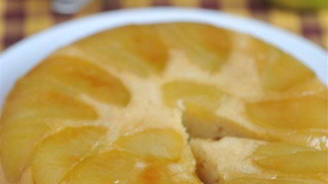 Рецепт Яблочного тарта татен на сметанном тесте