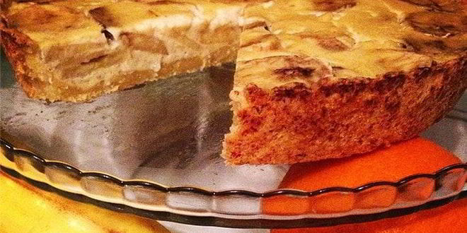 Рецепт заливного бананового тарта