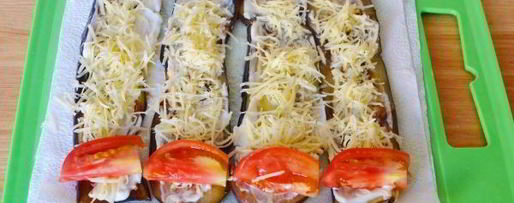 Шаг 7: тещиного языка из баклажанов