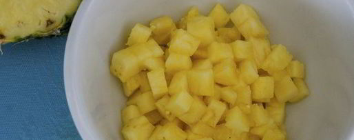 Шаг 3: томатов, фаршированных гавайским куриным салатом