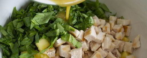 Шаг 7: томатов, фаршированных гавайским куриным салатом