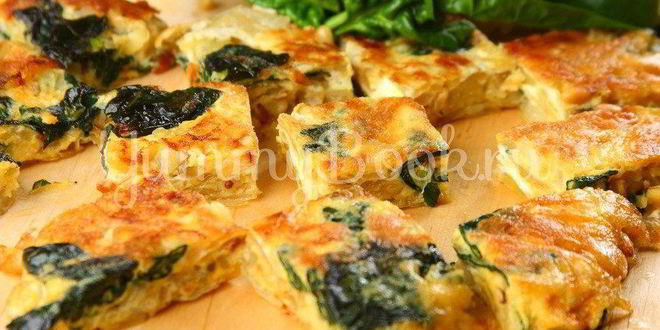 Рецепт тортильи со шпинатом