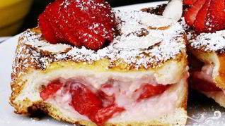 Рецепт Французских тостов с фруктовой начинкой