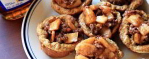 Шаг 2: французских тостов с яблоками и колбасой