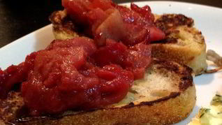 Рецепт Французских тостов с яблоками и сливами