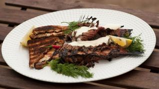 Рецепт Копче ные караси с томатными тостами