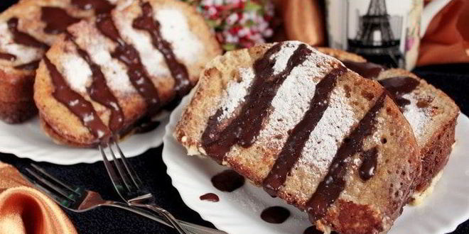 Рецепт шоколадных французских тостов