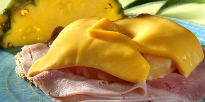 Рецепт тоста с ветчиной и ананасами