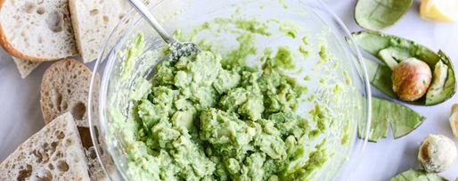 Шаг 2: тостов с авокадо