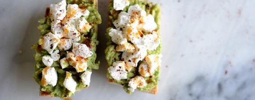 Шаг 3: тостов с авокадо