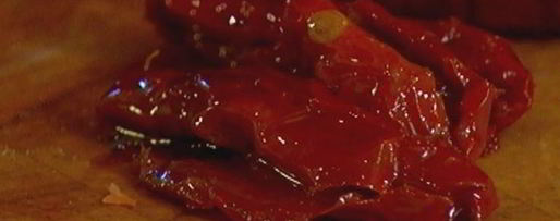 Шаг 6: тостов с фасолью, беконом и вялеными помидорами