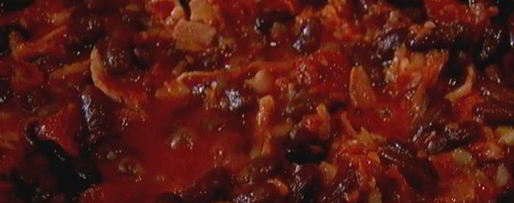 Шаг 8: тостов с фасолью, беконом и вялеными помидорами