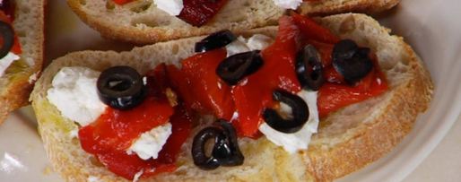 Шаг 3: тостов с козьим сыром