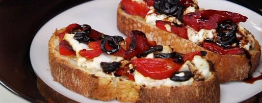 Шаг 5: тостов с козьим сыром