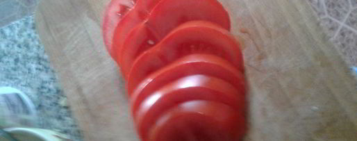 Шаг 3: тостов с томатами