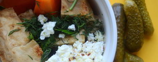 Шаг 2: тостов с творожно-овощной пастой