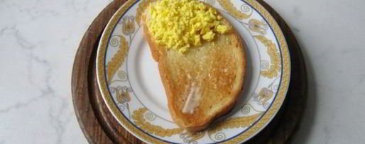 Шаг 5: тостов с яйцом к празднику