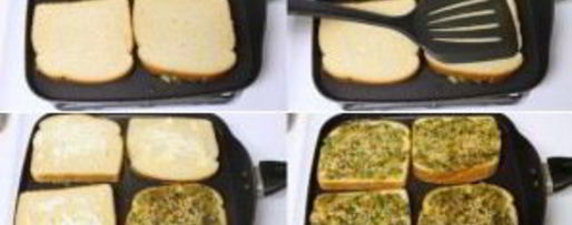 Шаг 2: тостов со шпинатом