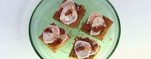 Шаг 1: запеченных тостов с козьим сыром