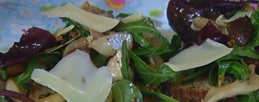 Шаг 8: жареных грибов на тостах