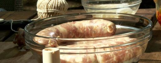 Шаг 2: украинской колбасы