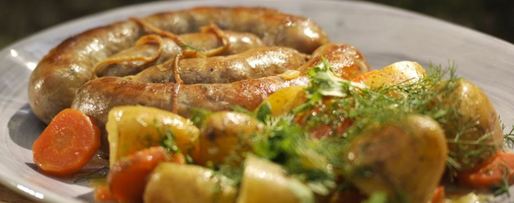 Шаг 3: украинской колбасы