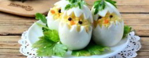Шаг 4: вареных яиц на пасху цыплята