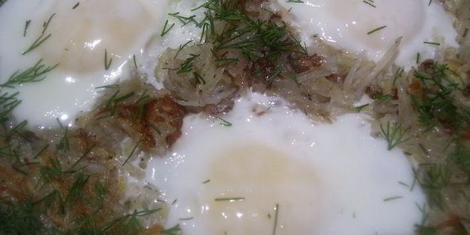 Рецепт глазуньи гнездышко