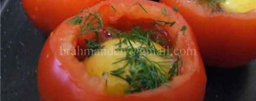 Шаг 11: глазуньи в помидоре