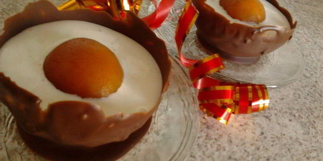 Рецепт глазуньи в шоколаде