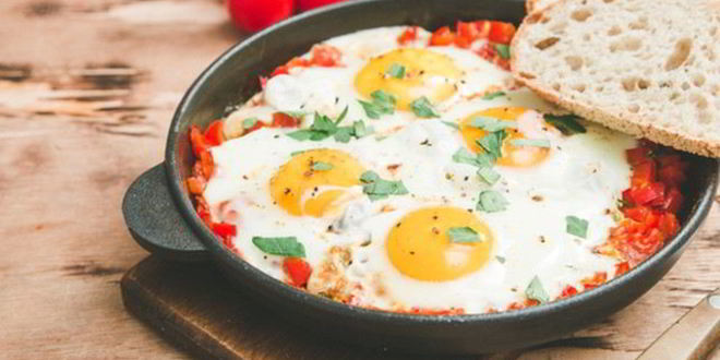 Рецепт шакшуки с перцем