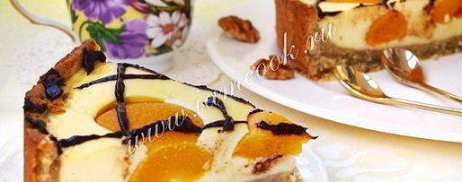 Шаг 8: торта яичница с персиками и шоколадом