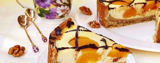 Шаг 9: торта яичница с персиками и шоколадом