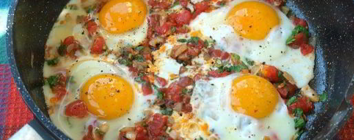 Шаг 3: яичницы по-грузински