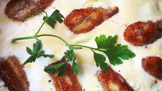 Рецепт Яичницы с бананом