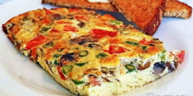 Рецепт яичницы с грибами