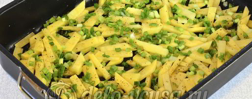 Шаг 1: яичницы с картофелем