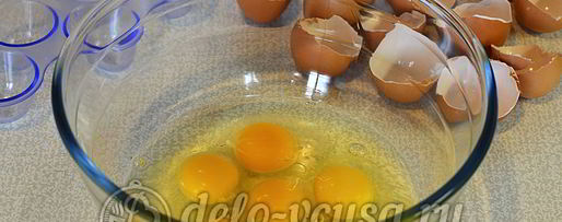 Шаг 2: яичницы с картофелем