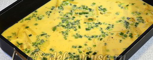 Шаг 5: яичницы с картофелем