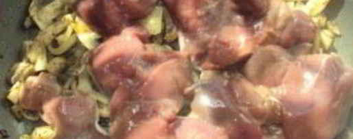 Шаг 2: яичницы с печенкой