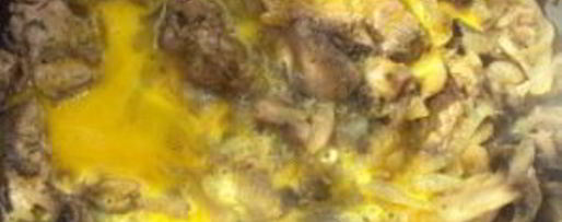 Шаг 3: яичницы с печенкой