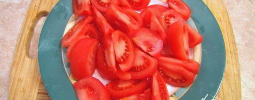 Шаг 3: яичницы с помидорами