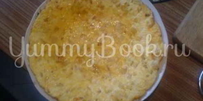 Рецепт яичницы с сыром, луком и чесноком