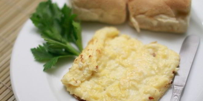 Рецепт яичницы с сыром в духовке