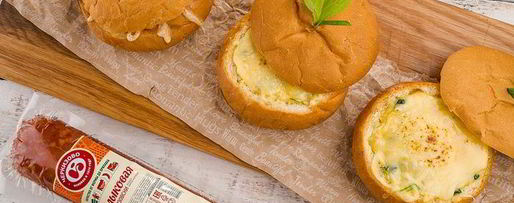 Шаг 5: яичницы в булочке