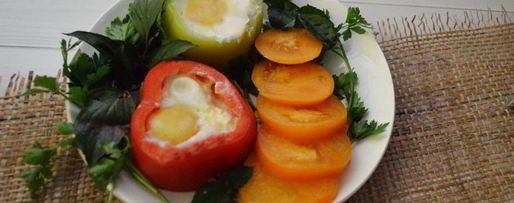 Шаг 3: яичницы в перце