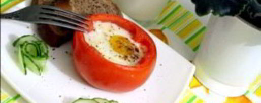 Шаг 2: яичницы в помидорах в духовке